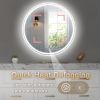 28" Round LED Bathroom Mirror ‚Äì Wall-Mounted for Convenience