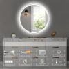 28" Round LED Bathroom Mirror ‚Äì Wall-Mounted for Convenience