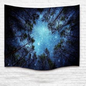 Foreign trade for home decoration wall hanging forest starry tapestry ins net red anchor models background cloth factory direct sales (Option: 150x100cm thick)