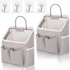 1pc Hanging Storage Bag; Wall Hanging Organiser Basket With Bathroom Pocket; Bedroom; Kitchen; Dormitory Dormitory; Essentials; RV Storage And Organiz